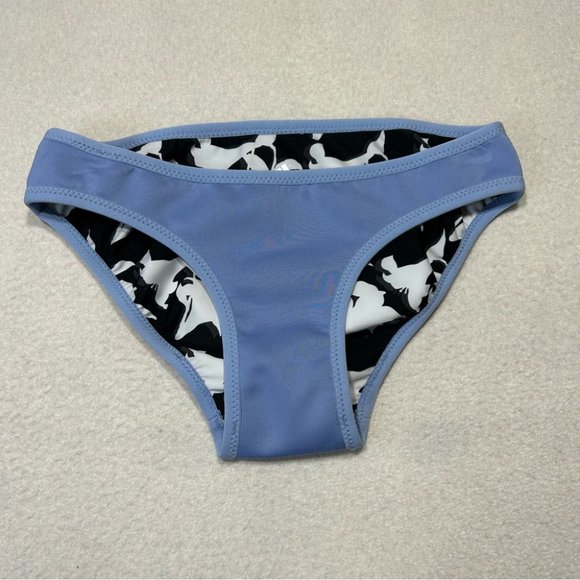 ADIDAS BY STELLA MCCARTNEY Priblue Floral Reversible Bikini Bottoms Size XS - Picture 7 of 13